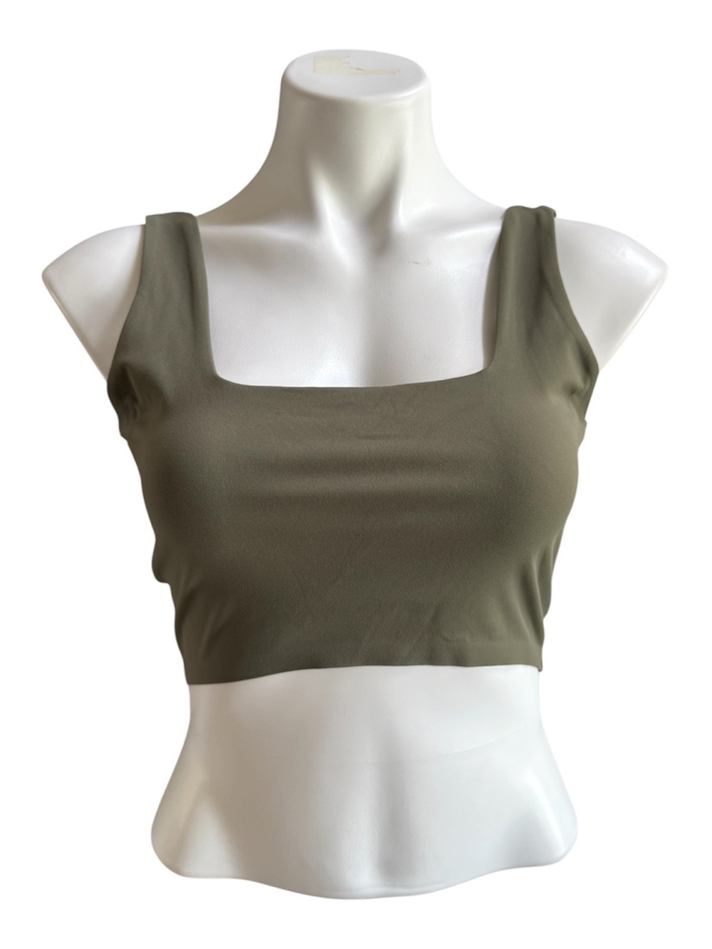 RAYN Crop Tank Top Medium Green  NWT
